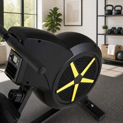 Rowing Machine Specifications: 8 Resistance Levels, 150kg Capacity