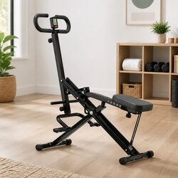 Foldable Squat Machine Specs: 83x41x111cm, 110kg Capacity