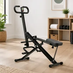 Foldable Squat Machine Specs: 83x41x111cm, 110kg Capacity