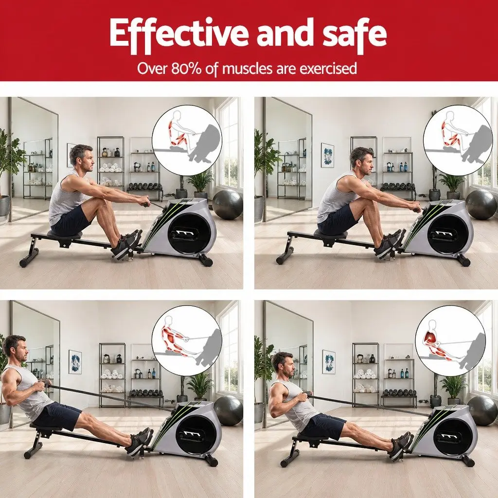 Foldable Rowing Machine for Home Use