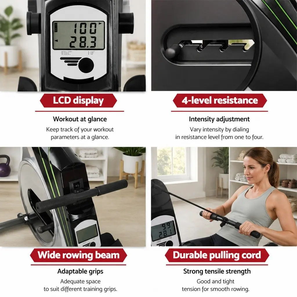 Foldable Rowing Machine for Home Use