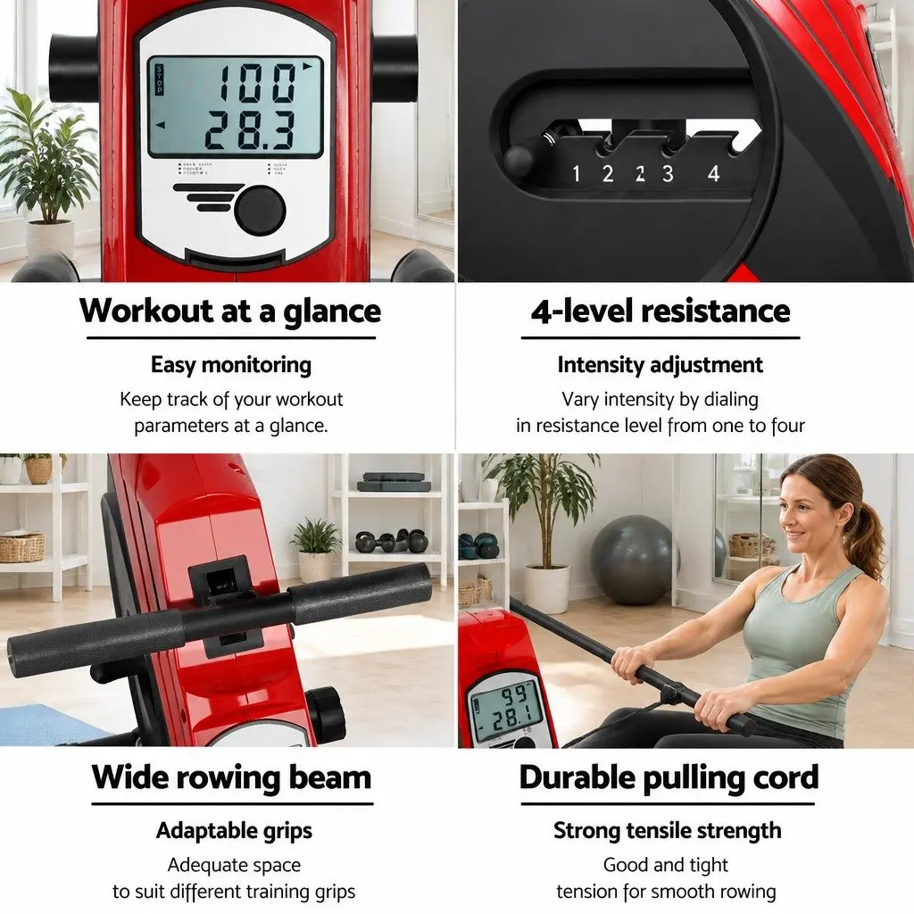 Elastic Rope Rowing Machine