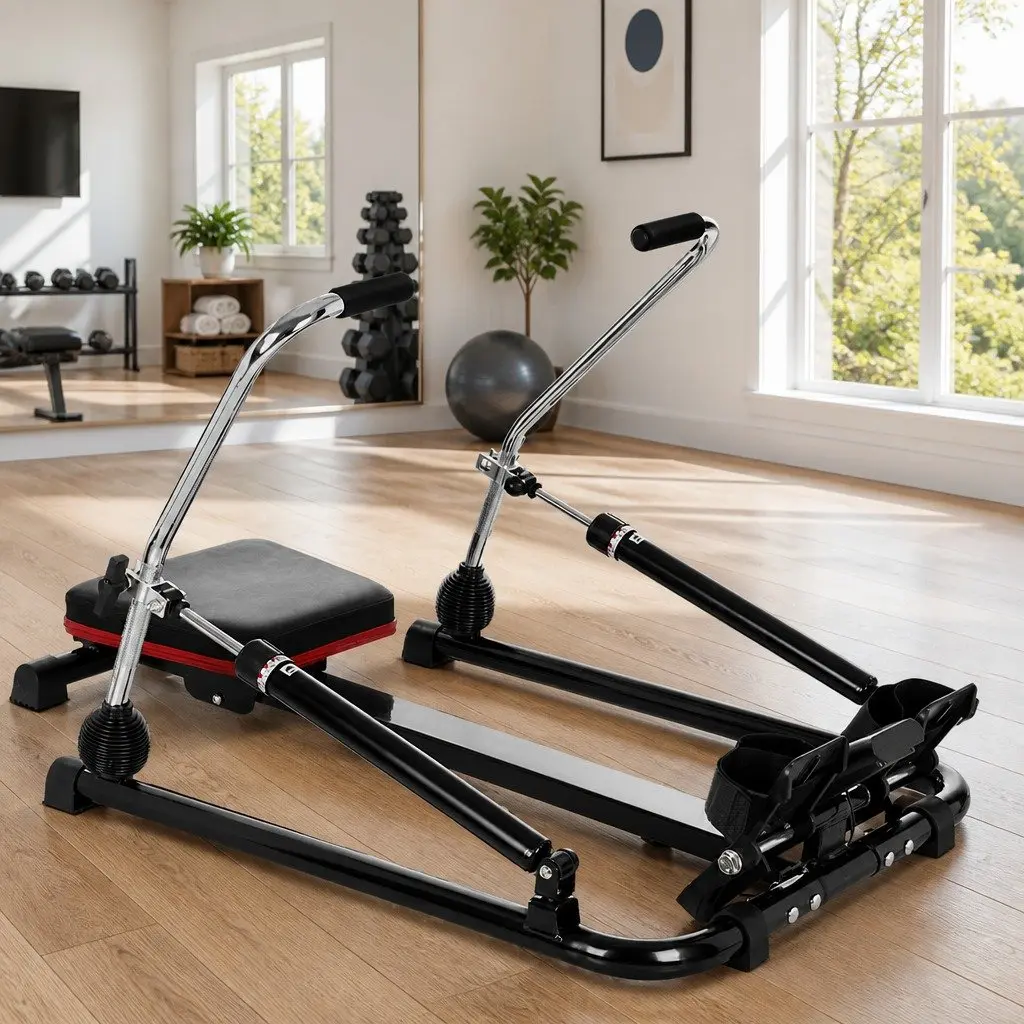 12-Level Hydraulic Rowing Machine for Effective Workouts
