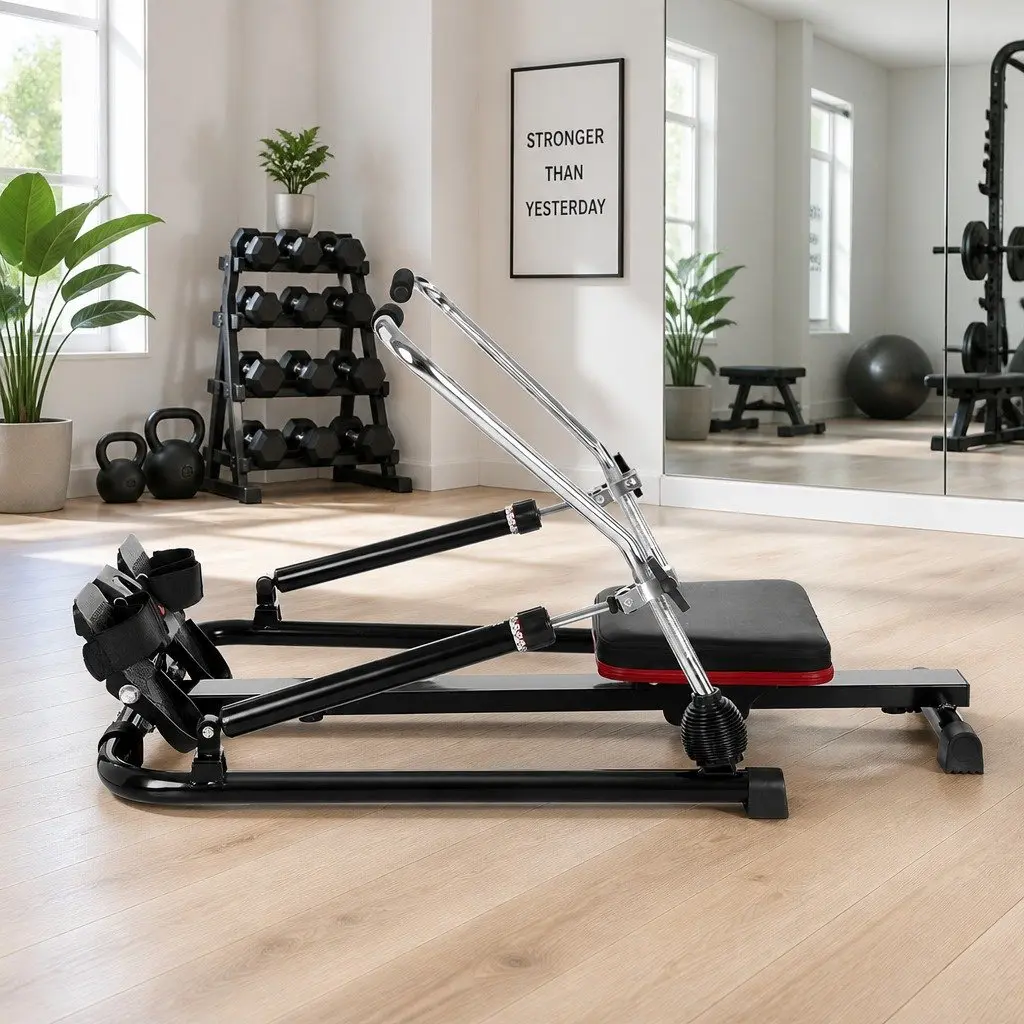 12-Level Hydraulic Rowing Machine for Effective Workouts