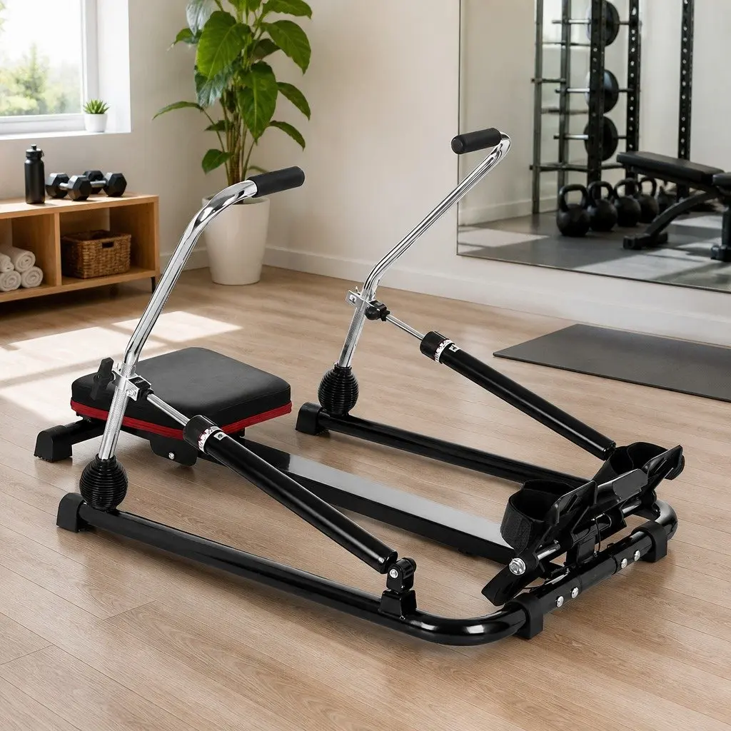 12-Level Hydraulic Rowing Machine for Effective Workouts