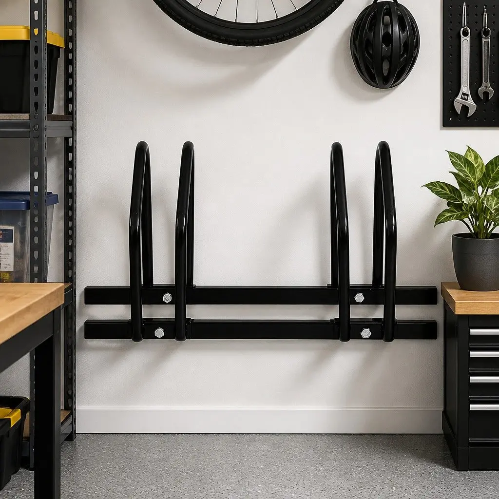 4-Bike Floor Parking Rack