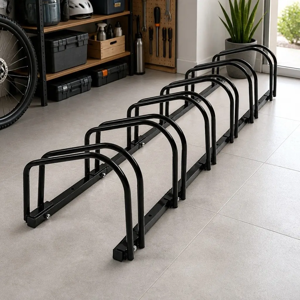 6-Bike Upright Storage Rack