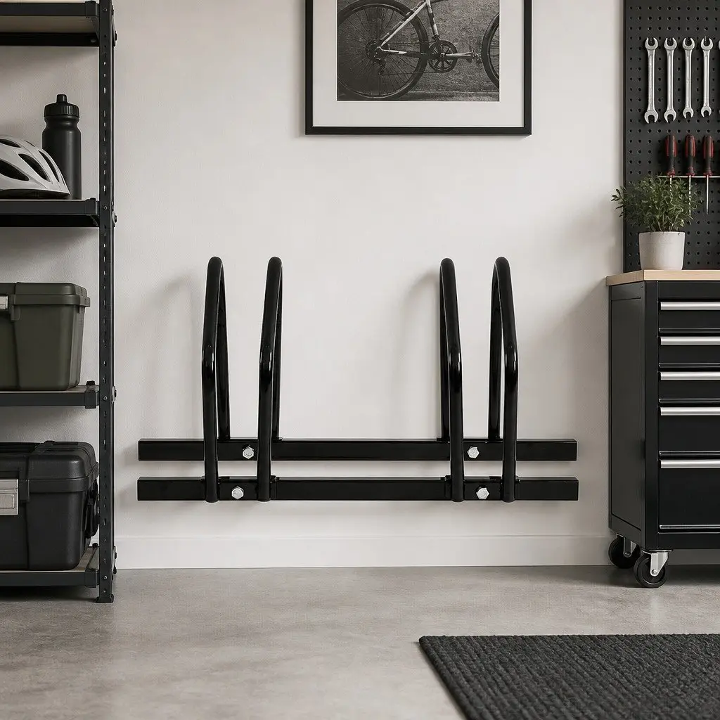 Bike Parking Stand for Indoor Outdoor Use 6 Bike Capacity