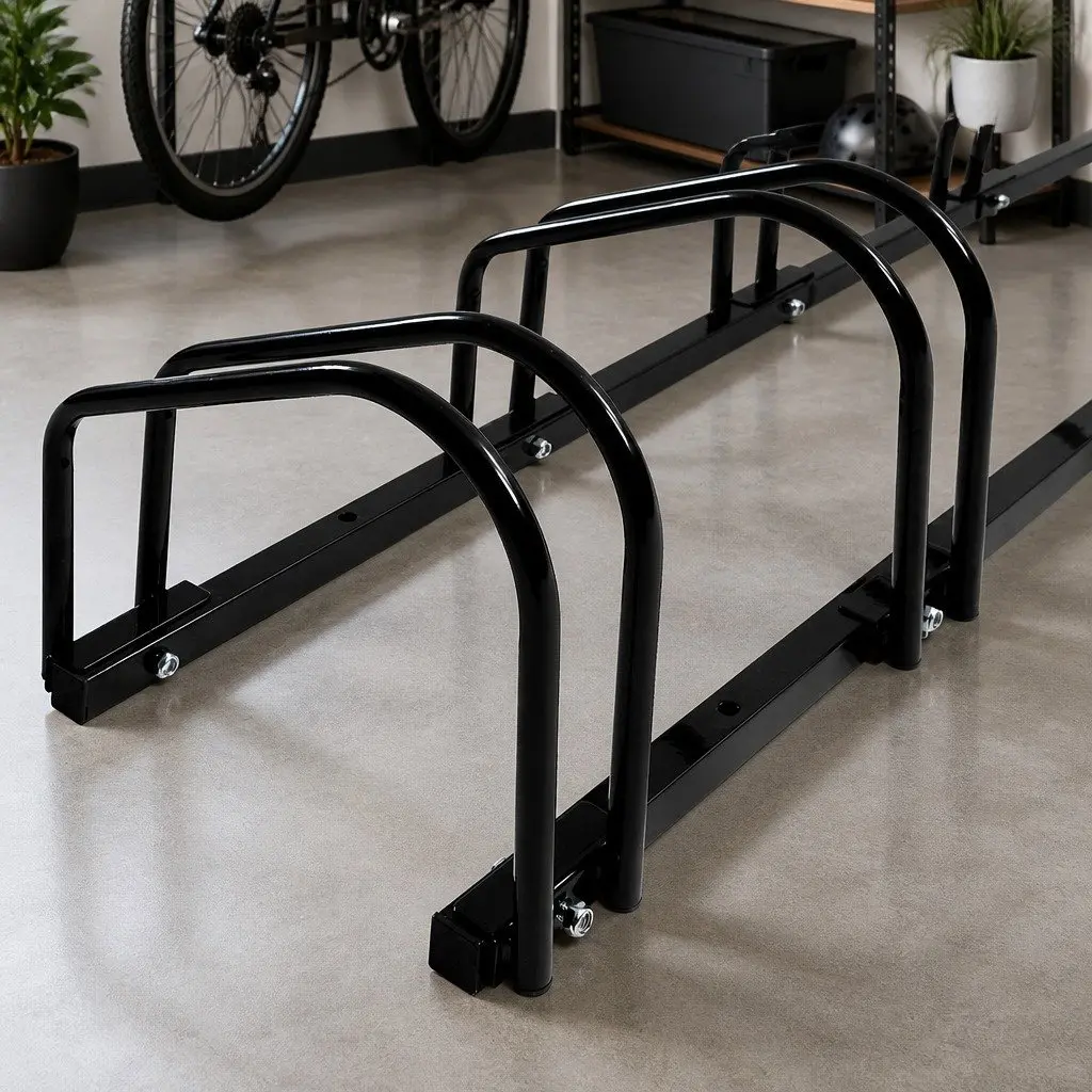 Bike Parking Stand for Indoor Outdoor Use 6 Bike Capacity