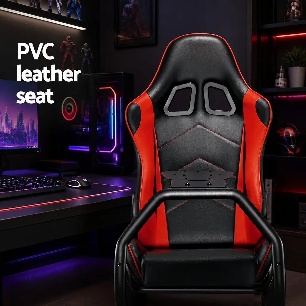 Racing Simulator Cockpit Gaming Chair Adjustable for Gaming 130 x 48.5 x 110 cm