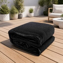 Rectangle Shade Sail 4x6m Black - Specifications and Features