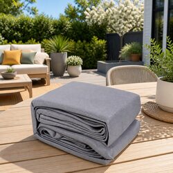 Triangle Shade Sail Specifications: 5x5x5m Grey Outdoor Cover