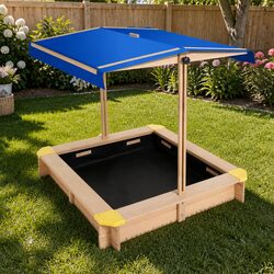 Specifications of Kids Wooden Sandbox with Canopy