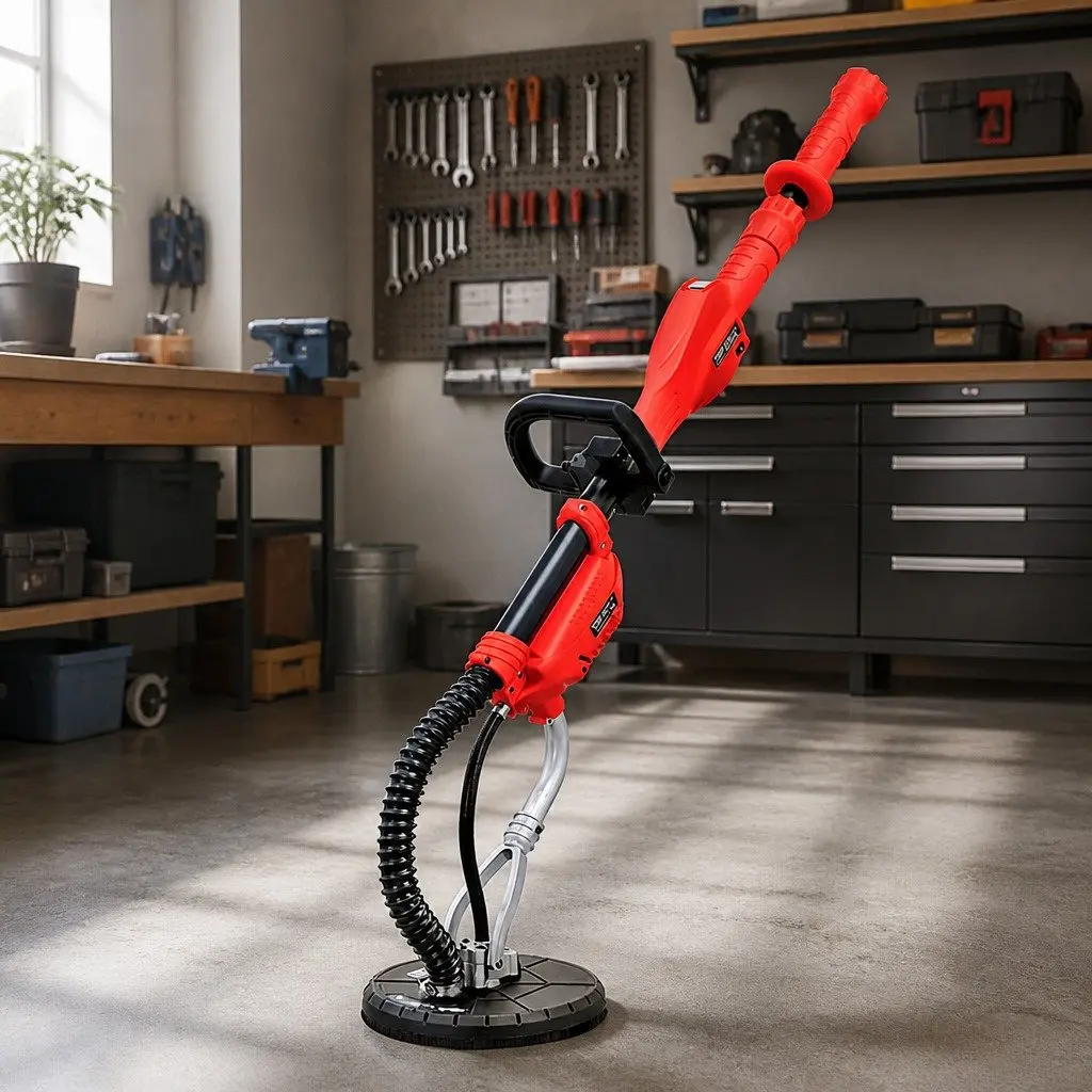 800W Drywall Sander Plaster Wall Board Dust Extendable Arm 6 Speed Control