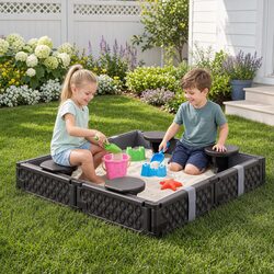 Kids Square Sandbox Dimensions and Features