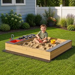 Detailed Specifications for the Wooden Sandpit Mud Kitchen