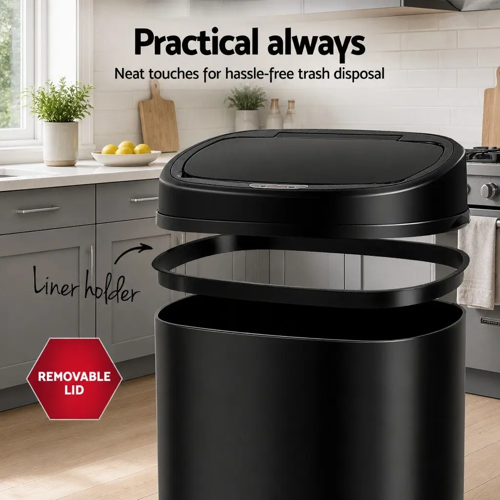 68L Motion Sensor Kitchen Rubbish Bin