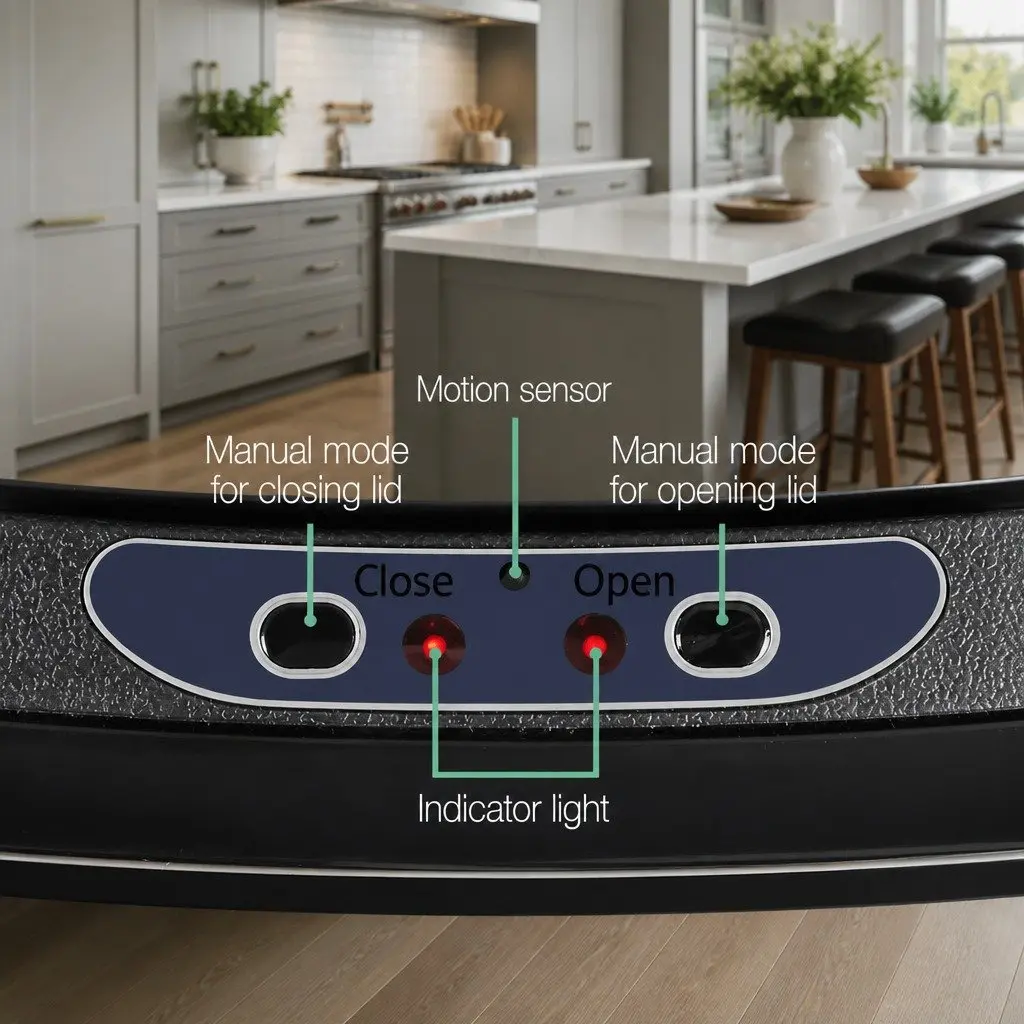 68L Motion Sensor Kitchen Rubbish Bin