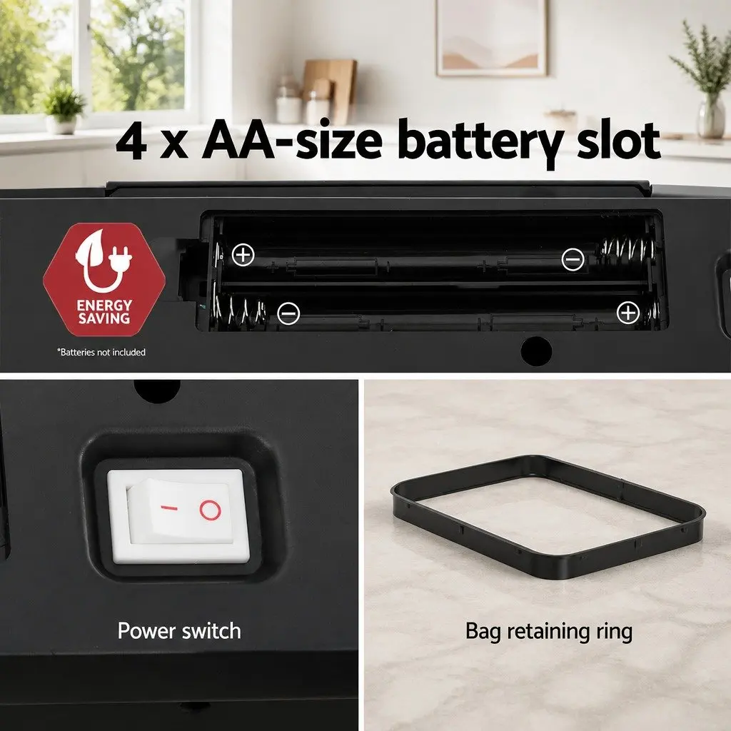 Automatic Motion Sensor Recycling Bin Kitchen 70L