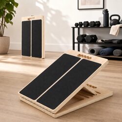 Wooden Adjustable Slant Board with 5 Angles