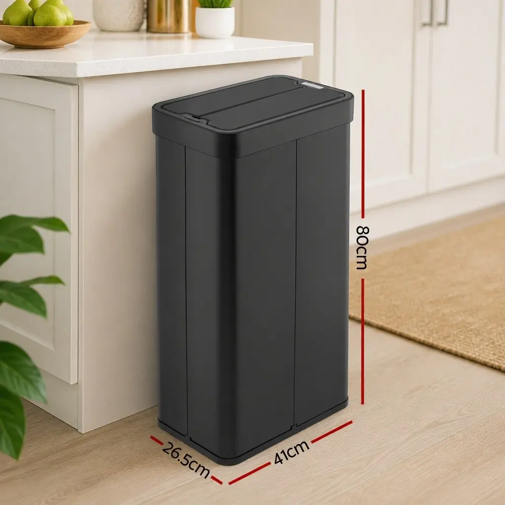 Automatic Sensor Rubbish Bin Kitchen 70L Touchless Slim