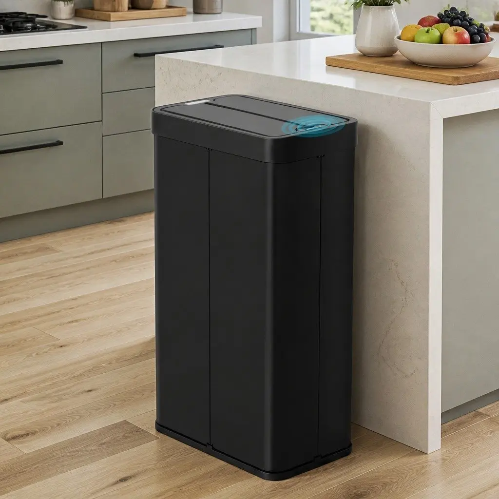 Automatic Sensor Rubbish Bin Kitchen 70L Touchless Slim