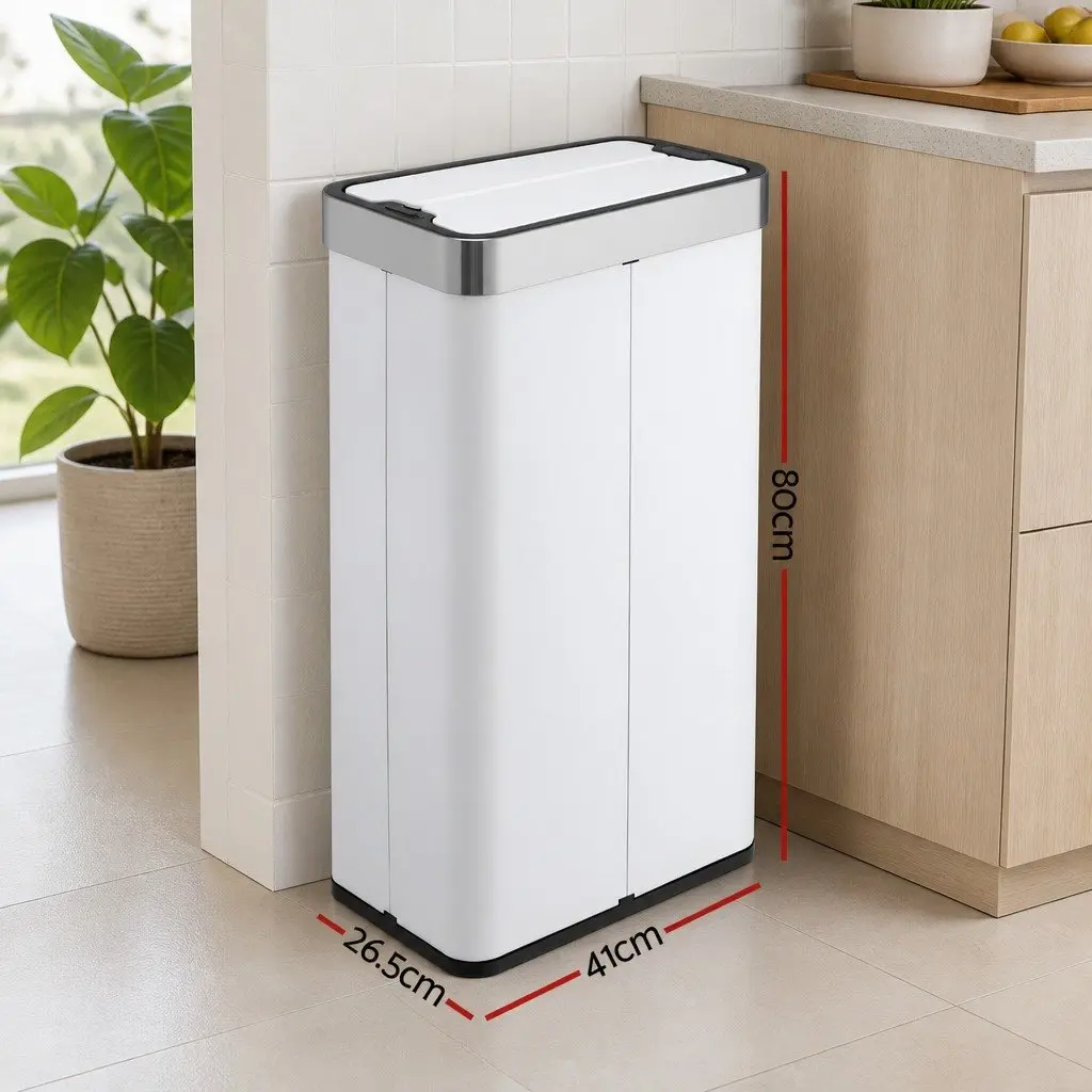 Automatic Sensor Rubbish Bin Kitchen 70L Touchless Hands-Free Waste Can