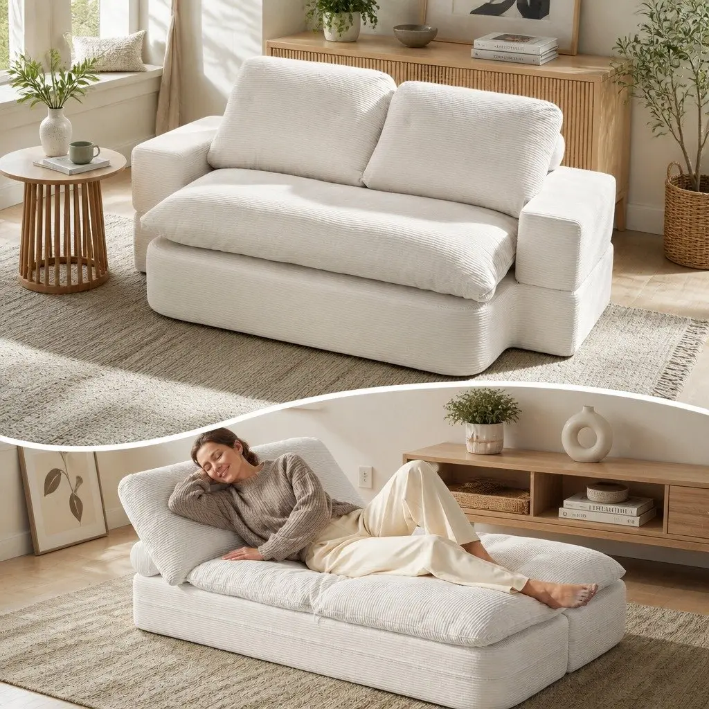 Convertible Folding Sofa Bed with 200cm Length