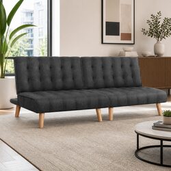 Specifications of Grey 2x Single Seater Sofa Bed Set