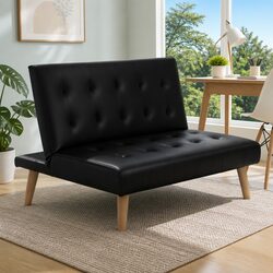 Specifications of the Black Faux Linen Recliner Chair