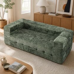 Specifications of Green Chenille 3-Seater Sofa Bed