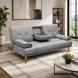 Specifications of a 3-Seater Sofa Bed: 188cm Grey