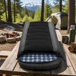 Specifications of the Single Sleeping Bag -20°C Black Grey