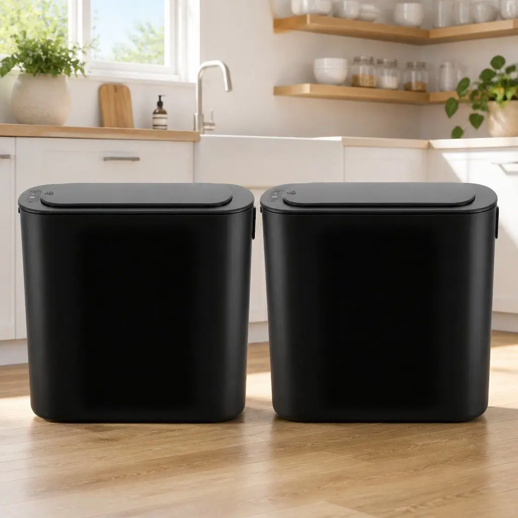 Automatic Motion Sensor Trash Bin Kitchen 11L Black