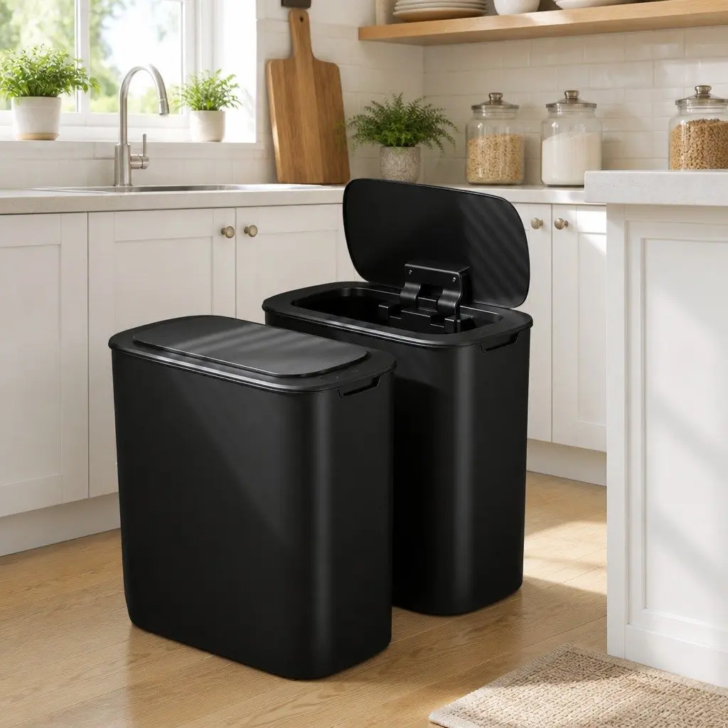 Automatic Motion Sensor Trash Bin Kitchen 11L Black