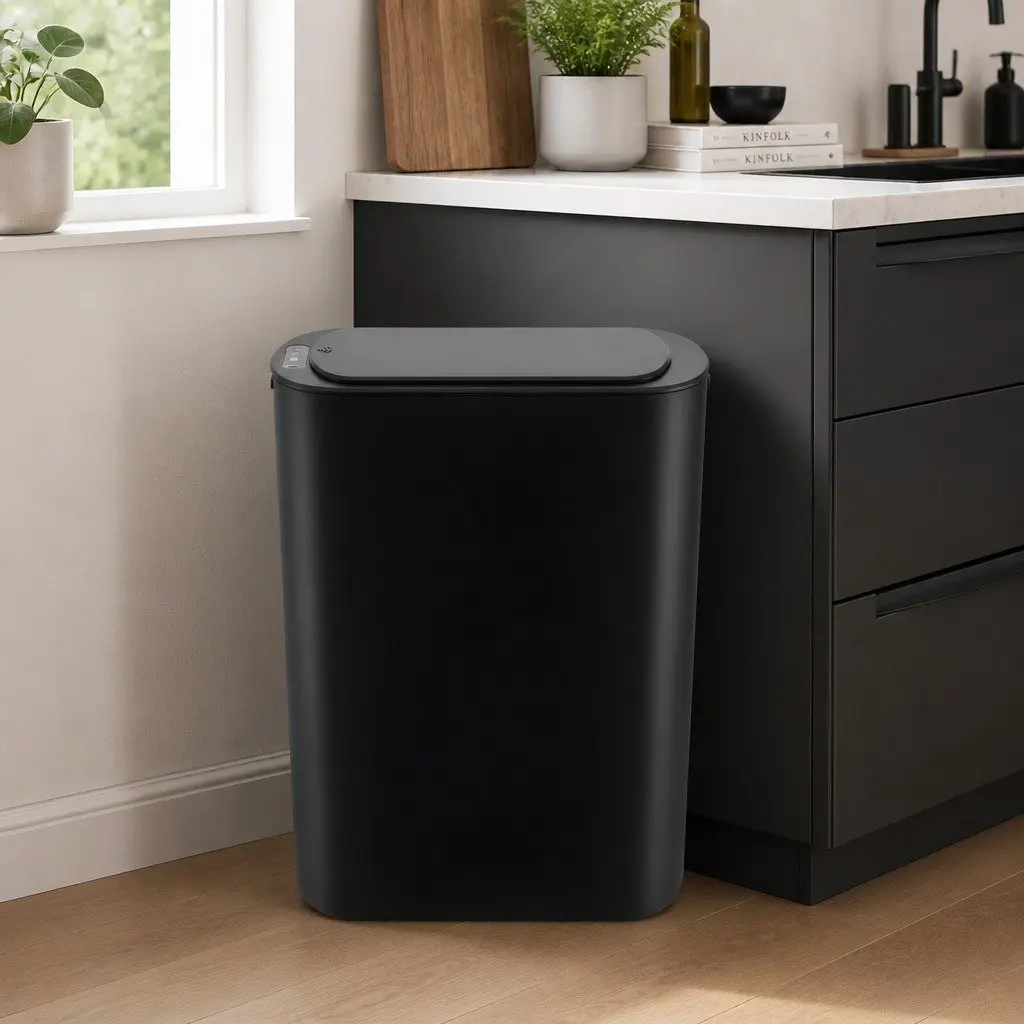 Automatic Trash Bin Kitchen 21L Touchless Slim Black
