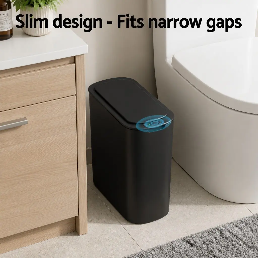 Automatic Trash Bin Kitchen 21L Touchless Slim Black
