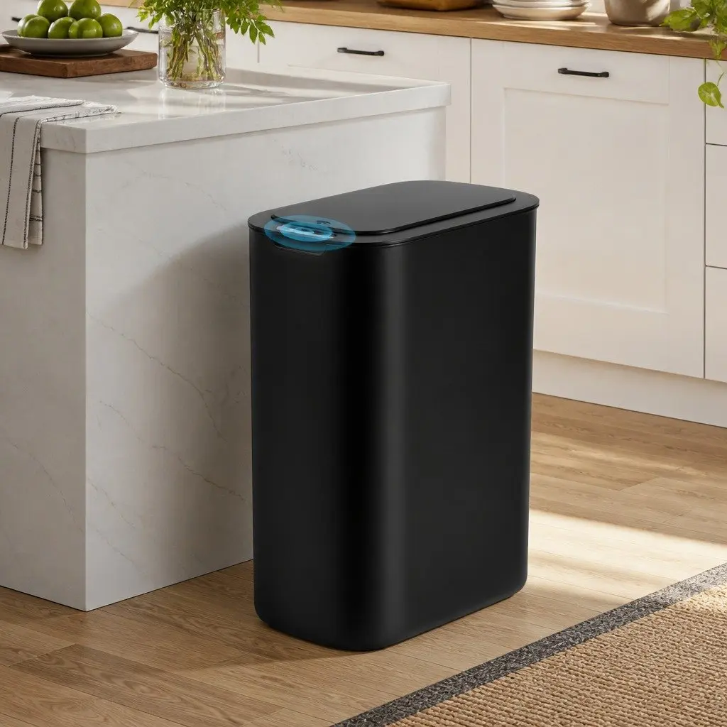 Automatic Trash Bin Kitchen 21L Touchless Slim Black