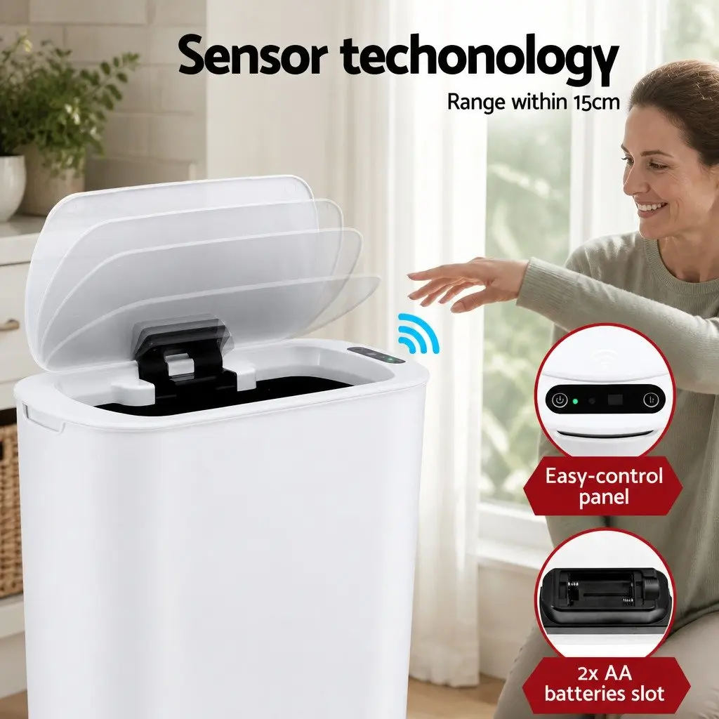 Automatic Motion Sensor Trash Bin Kitchen 21L Slim