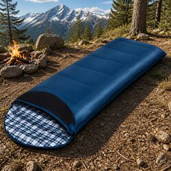 Specifications of the Navy Blue Adult Sleeping Bag for Hiking