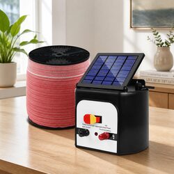 Specifications of Solar Electric Fence Energiser 8KM Poly Tape Kit