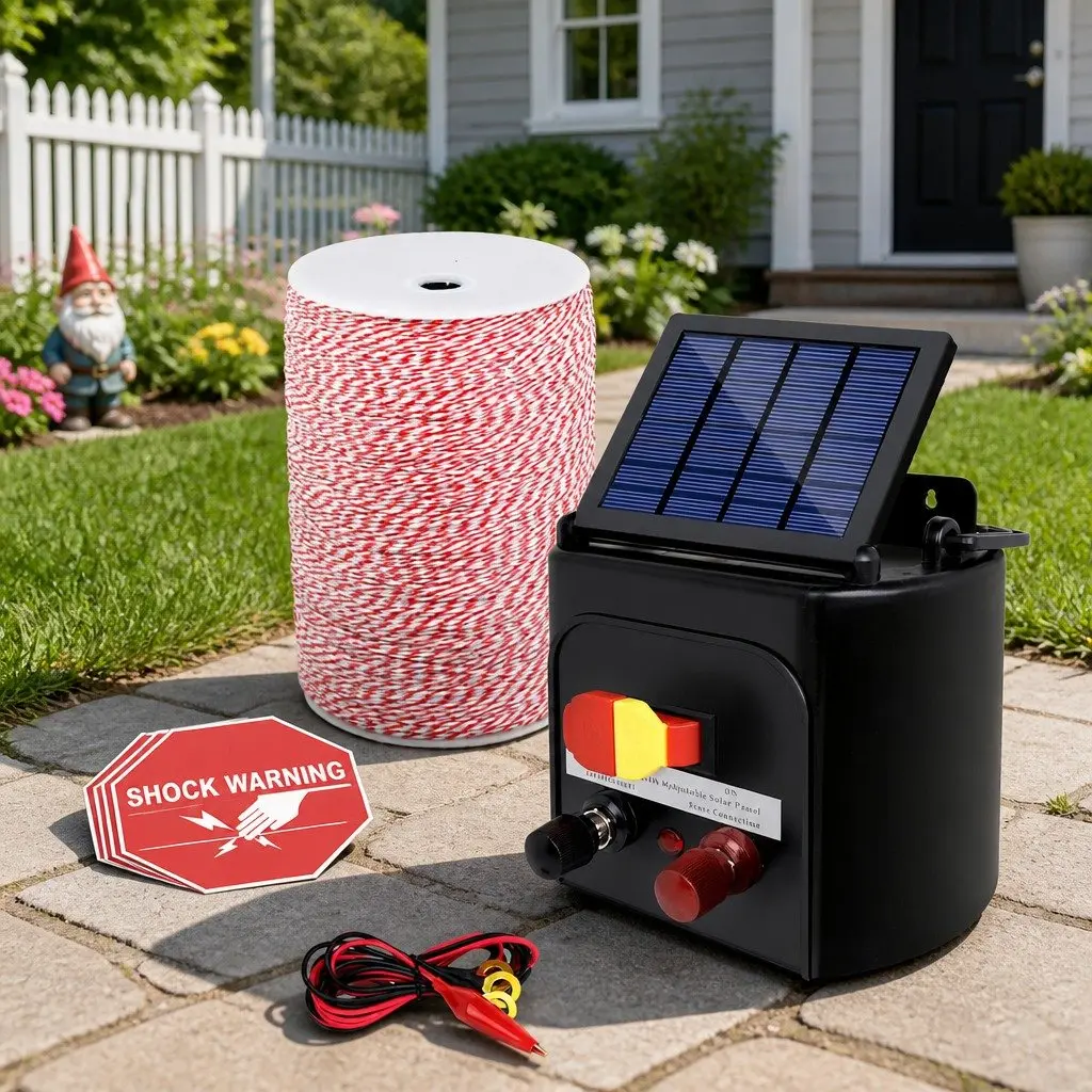 Solar Electric Fence Energiser for 3KM Control