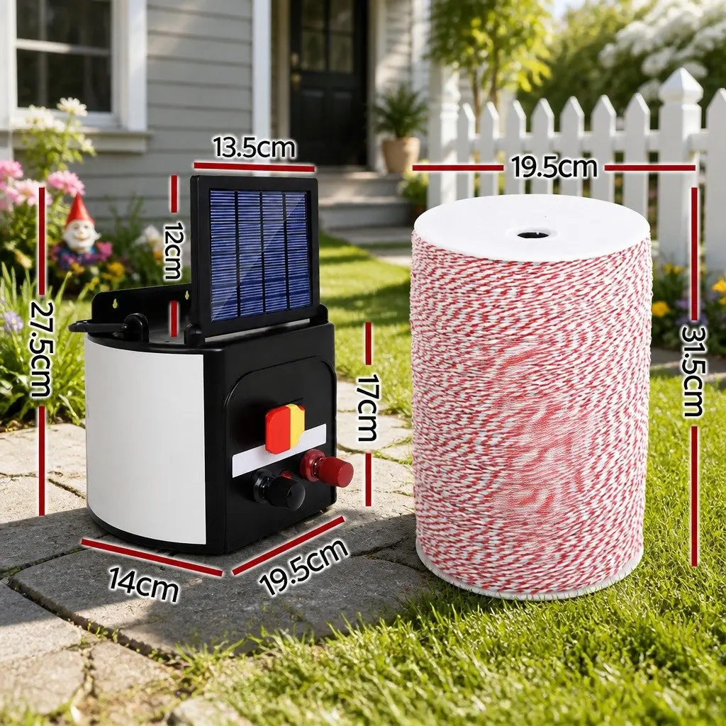 Solar Electric Fence Energiser for 3KM Control