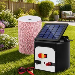 Solar Electric Fence Energiser Kit - Specifications Included