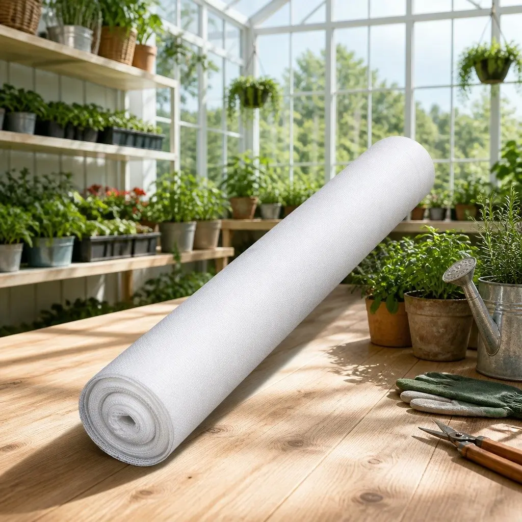 Shade Cloth 1.83m x 10m Roll Heavy Duty White UV-Stabilised Garden Greenhouse