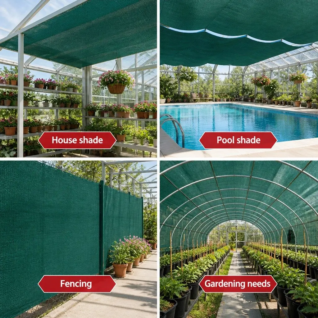 Shade Cloth Garden 1.83m x 10m Roll 30% UV Block Heavy Duty Green