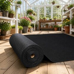 Heavy-Duty 1.83m x 50m Black Shade Cloth with 50% UV Block