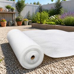 Shade Cloth 50% UV Block 3.66m x 10m Roll White Heavy Duty Garden Greenhouse