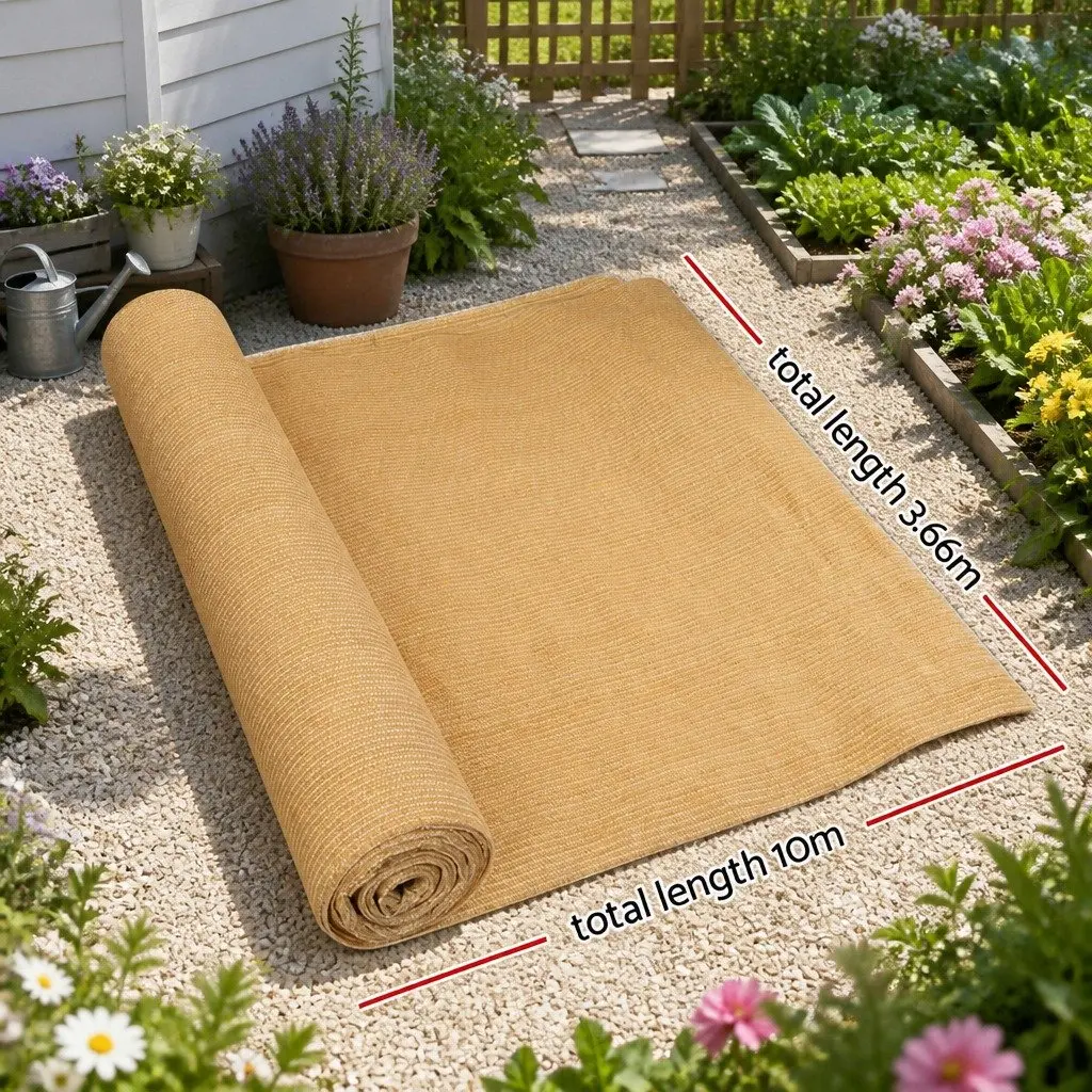 Beige Shade Cloth Roll 3.66m x 10m