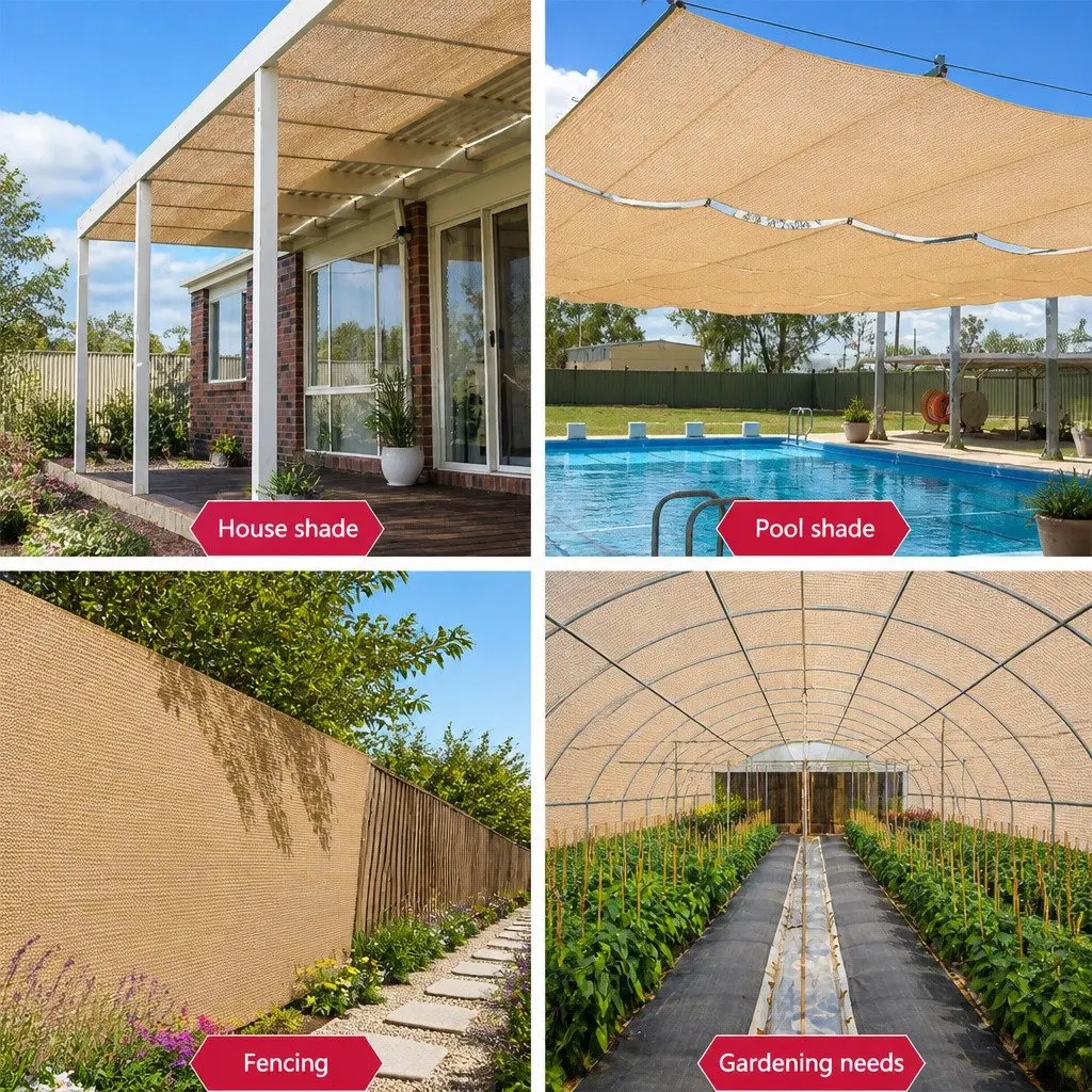 Beige Shade Cloth Roll 3.66m x 10m